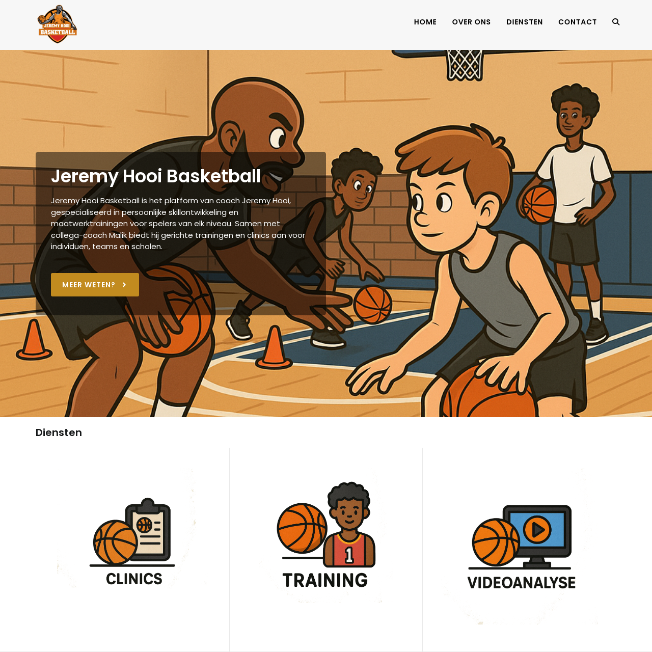 Lees meer over het artikel Lancering nieuwe website Jeremy Hooi Basketball